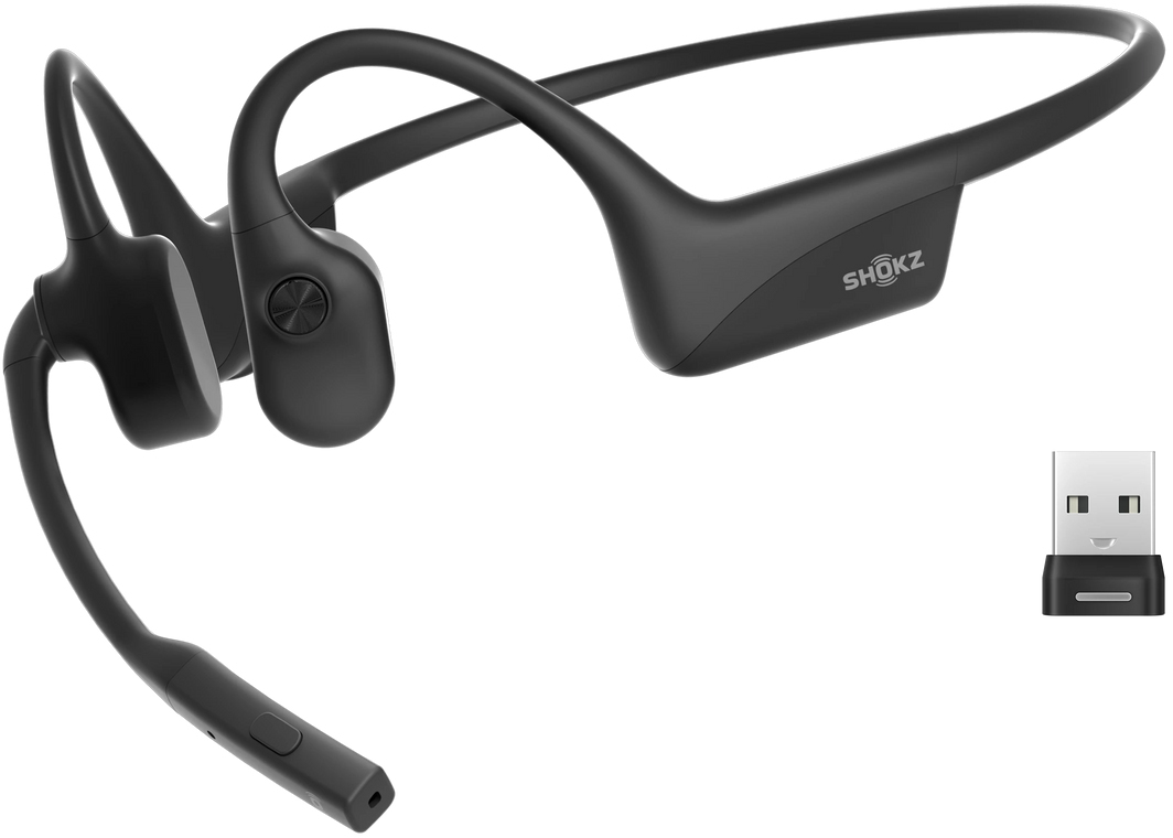 Shokz OpenComm2 UC 2025 Upgrade (USB-A Dongle) Zwart: beste prijs