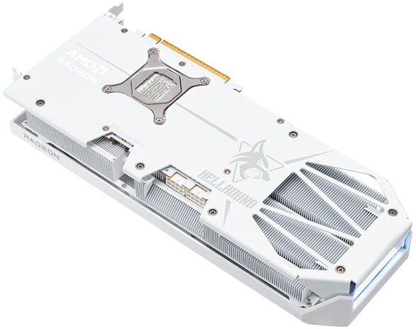 ジャンク PowerColor Hellhoundホワイト RX 9070XT Powercolor Hellhound Spectral White AMD Radeon RX 9070 XT: beste