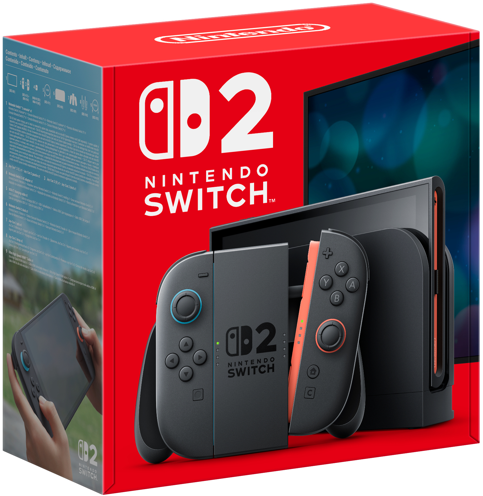 未開封 Nintendo Switch 2 ブラック/レッド Nintendo Switch2 本体 新品未開封！日本語専用10月9日到着 free