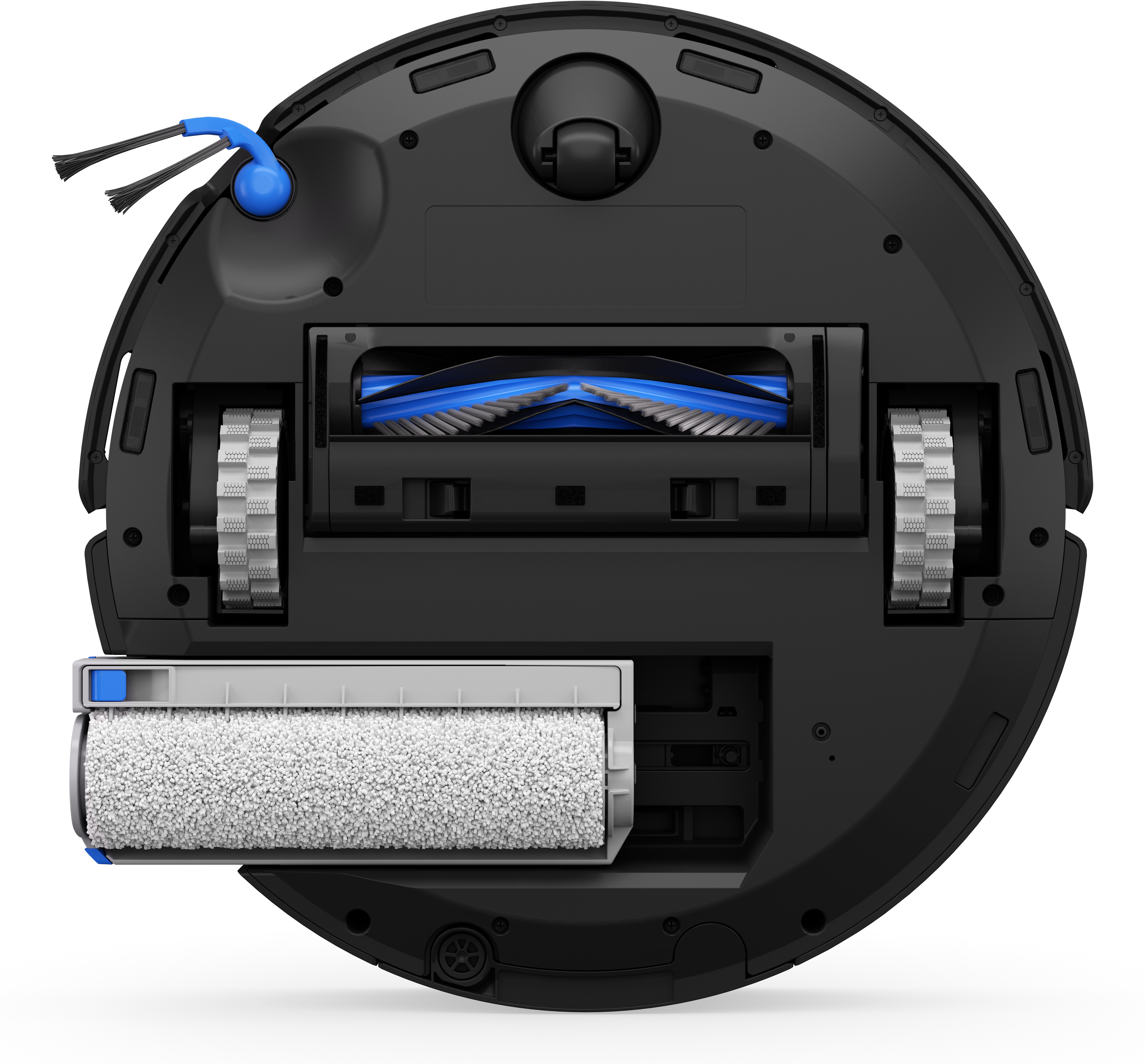 ECOVACS DEEBOT T80 OMNI-robotstofzuiger en -dweil, 18.000 Pa, OZMO ROLLER Instant zelfreinigend dweilen, ZeroTangle 3.0, Dweilfunctie met heet water van 40-75 °C, Drogen bij hete lucht, zwart ECOVACS DEEBOT T80 OMNI-robotstofzuiger en -dweil, 18.000 Pa, OZMO ROLLER Instant zelfreinigend dweilen, ZeroTangle 3.0, Dweilfunctie met heet water van 40-75 °C, Drogen bij hete lucht, zwart