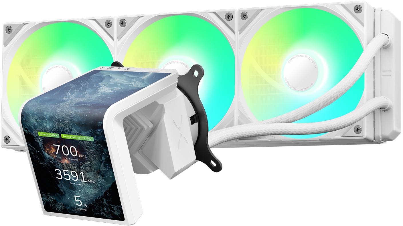 TRYX Panorama SE ARGB 360 Wit: beste prijs - Tweakers