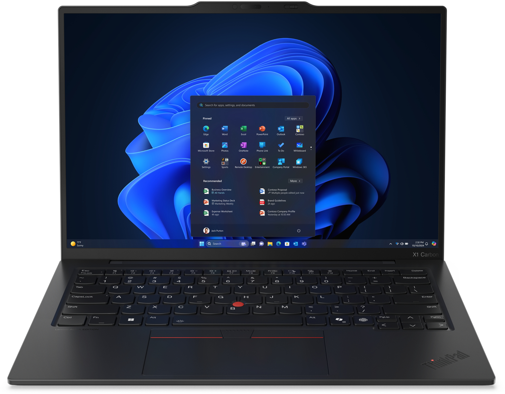 Lenovo ThinkPad X1 Carbon Gen 13 Aura Edition (21NX008PGE, Qwertz