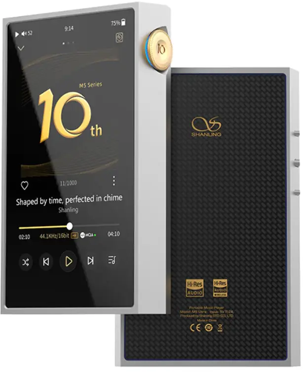 Shanling M5 Ultra 10th Silver: beste prijs - Tweakers