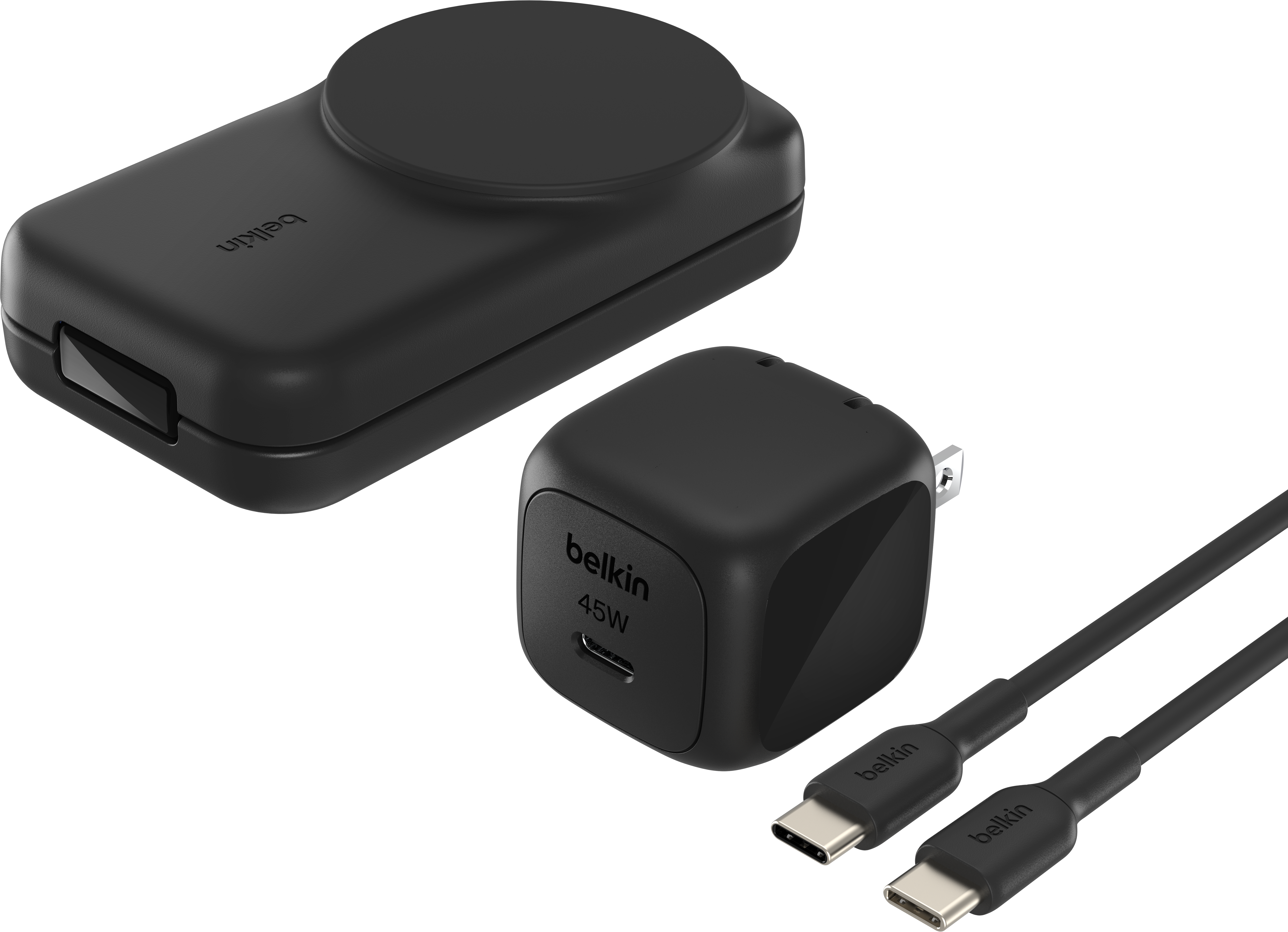 Powerbank - Snellader 22,5W - Powerbanks - 30.000 mAh - USB-C, USB-A & Lightning - Voor 2 apparaten tegelijk opladen - Noodpakket - Quick Charge met Led Display - Golden Sound