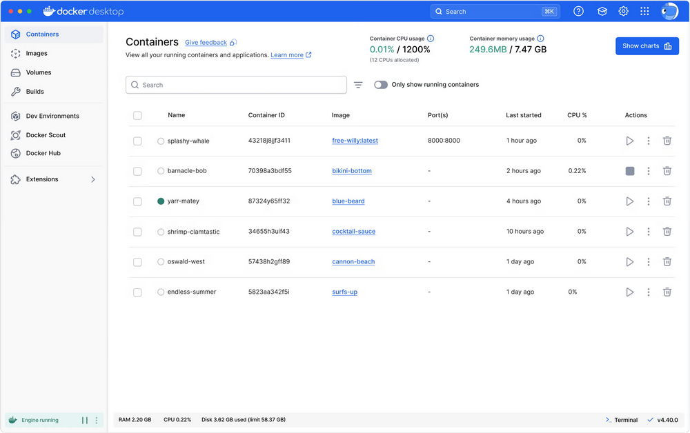 Docker Desktop 