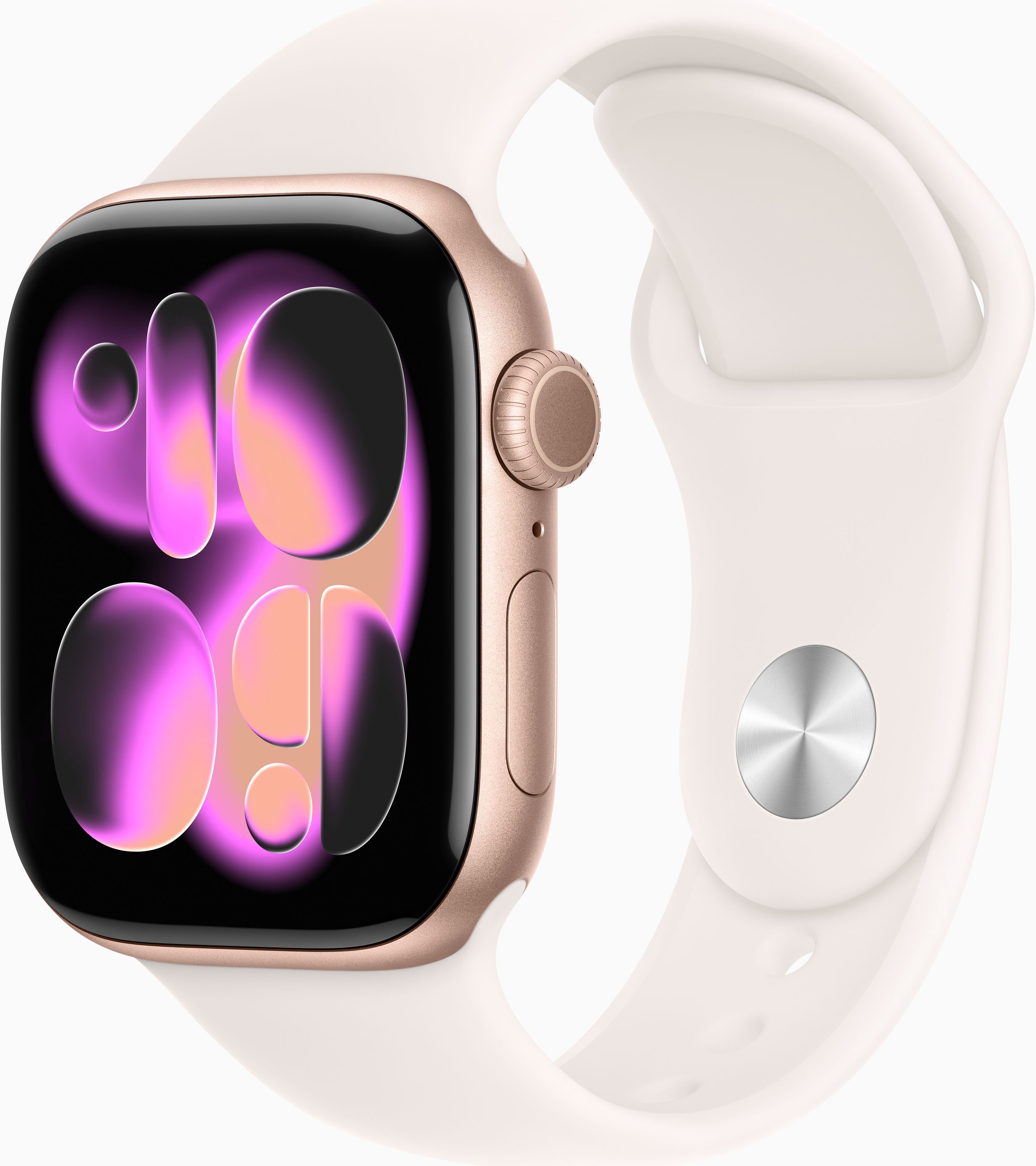 Apple Watch Series 11, 42mm, GPS + Cellular, Aluminium, Sportbandje S/M,  Rosé Goud (Roze): beste prijs - Tweakers