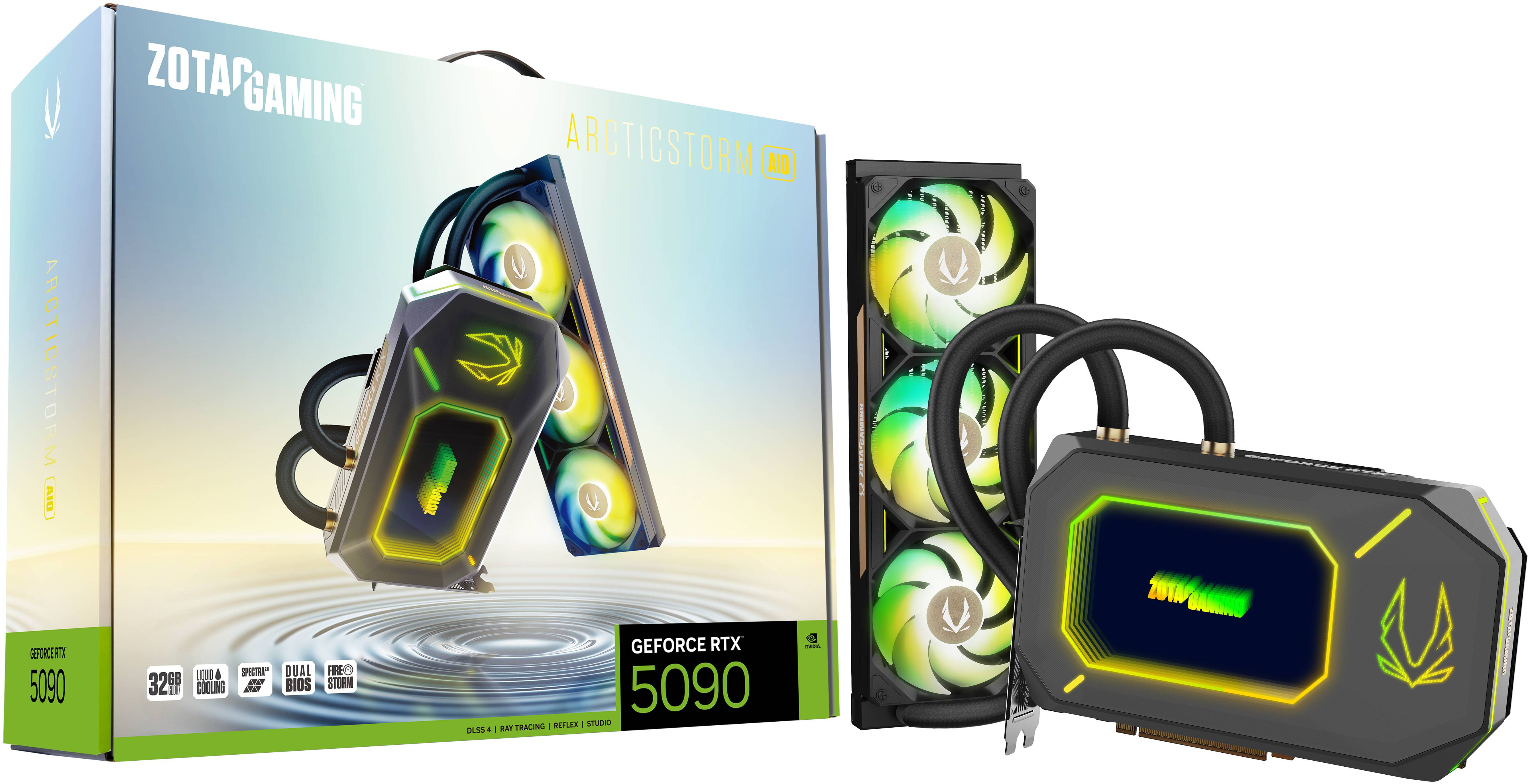 【新品未開封】ZOTAC RTX 5090 ArcticStorm AIO Zotac Gaming GeForce RTX 5090 ArcticStorm AIO: beste prijs - Tweakers