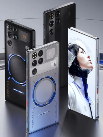 Redmagic 11 Pro, 24GB ram, 1TB opslag Nightfreeze Transparant