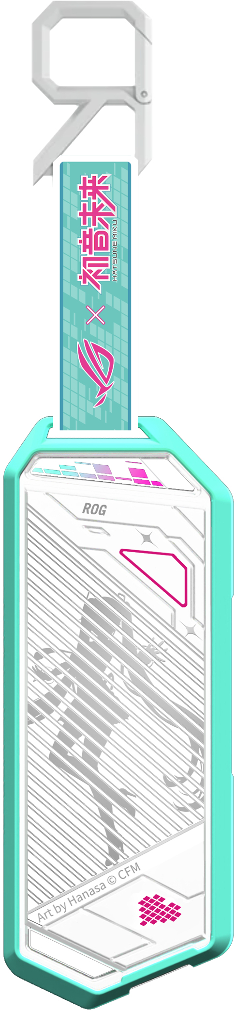 ASUS ROG Strix Arion Hatsune Miku Edition Wit: beste prijzen