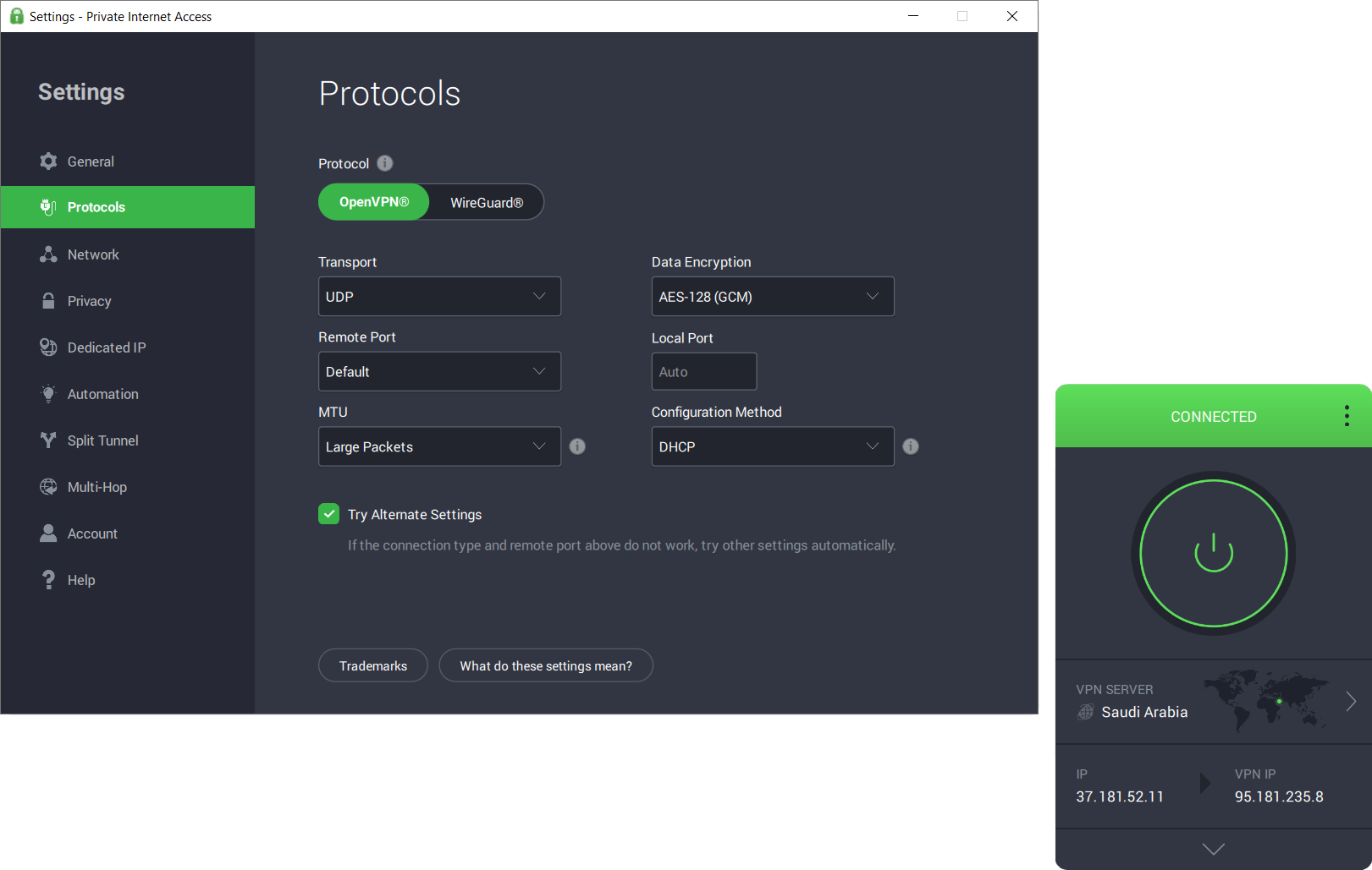 Private Internet Access 3.2.0 Private Internet Access