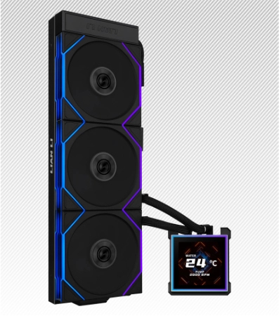 Lian Li HydroShift LCD 360 水冷 NO FAN Lian Li HydroShift II LCD-S 360 Fanless Zwart: beste prijzen