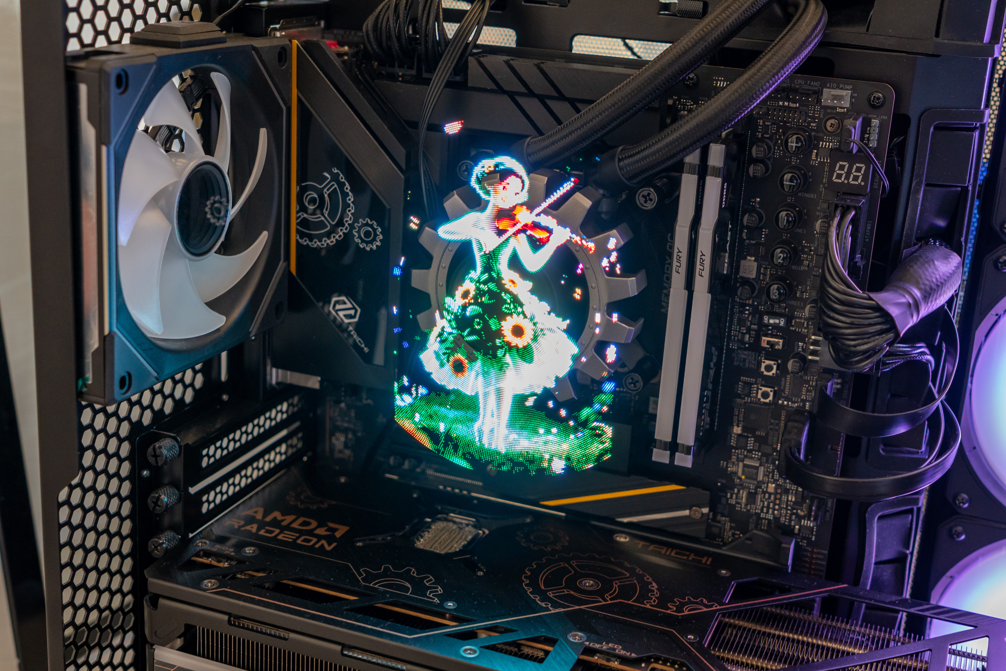 ASRock experimenteert met holografische projecties op ventilator van ...