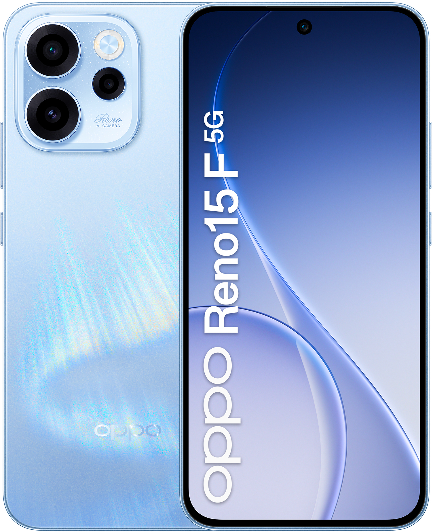 OPPO Reno15 F 5G, 8GB ram, 256GB opslag Lichtblauw: beste prijzen