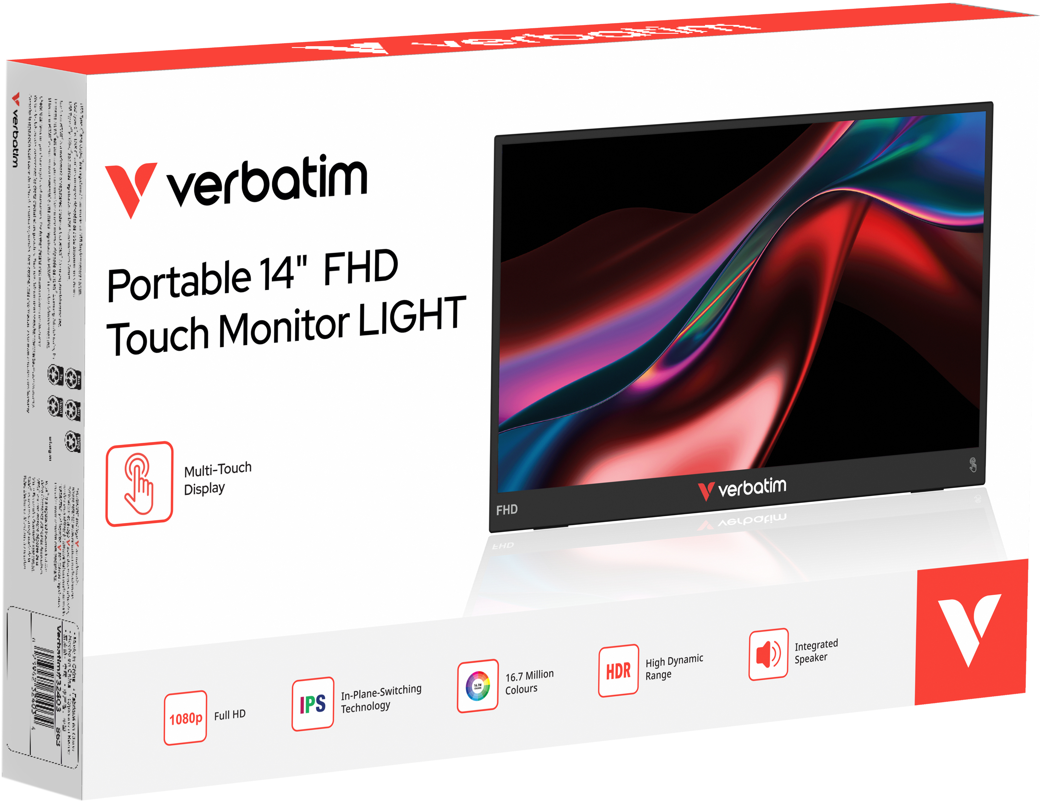 CUIUIC Touchscreen Draagbare Monitor, 14 Inch 1080p FHD, Mini-Monitor, VESA-Montage, Met USB-C/HDMI/VGA Externe Aansluiting Voor Laptop/PC/Telefoon/PS4/PS5 CUIUIC Touchscreen Draagbare Monitor, 14 Inch 1080p FHD, Mini-Monitor, VESA-Montage, Met USB-C/HDMI/VGA Externe Aansluiting Voor Laptop/PC/Telefoon/PS4/PS5