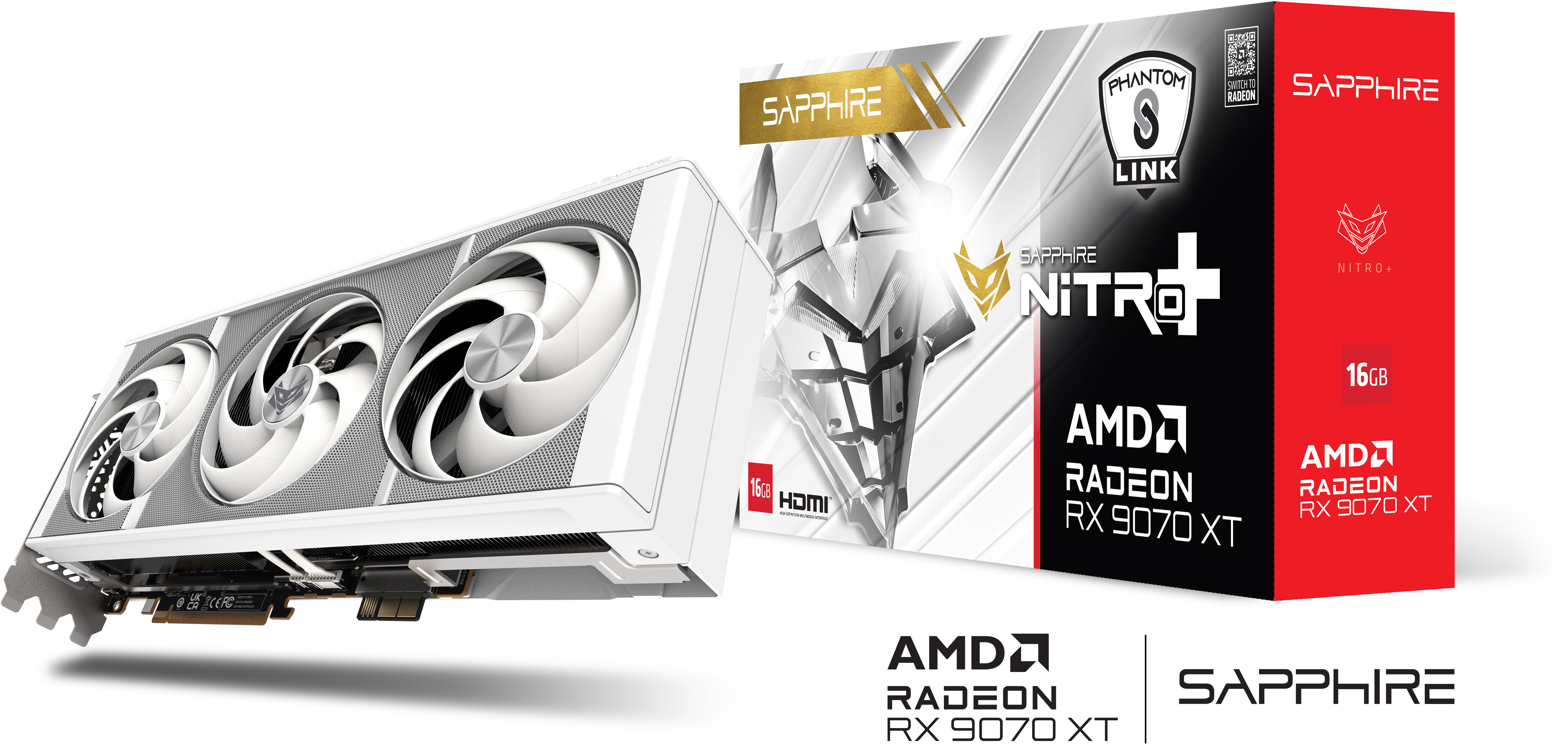 Sapphire Nitro+ AMD Radeon RX 9070 XT Gaming OC 16GB PhantomLink