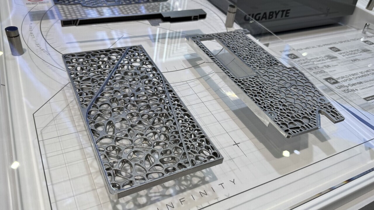 Gigabyte shows X870 motherboard with 3D-printed metal heatsinks