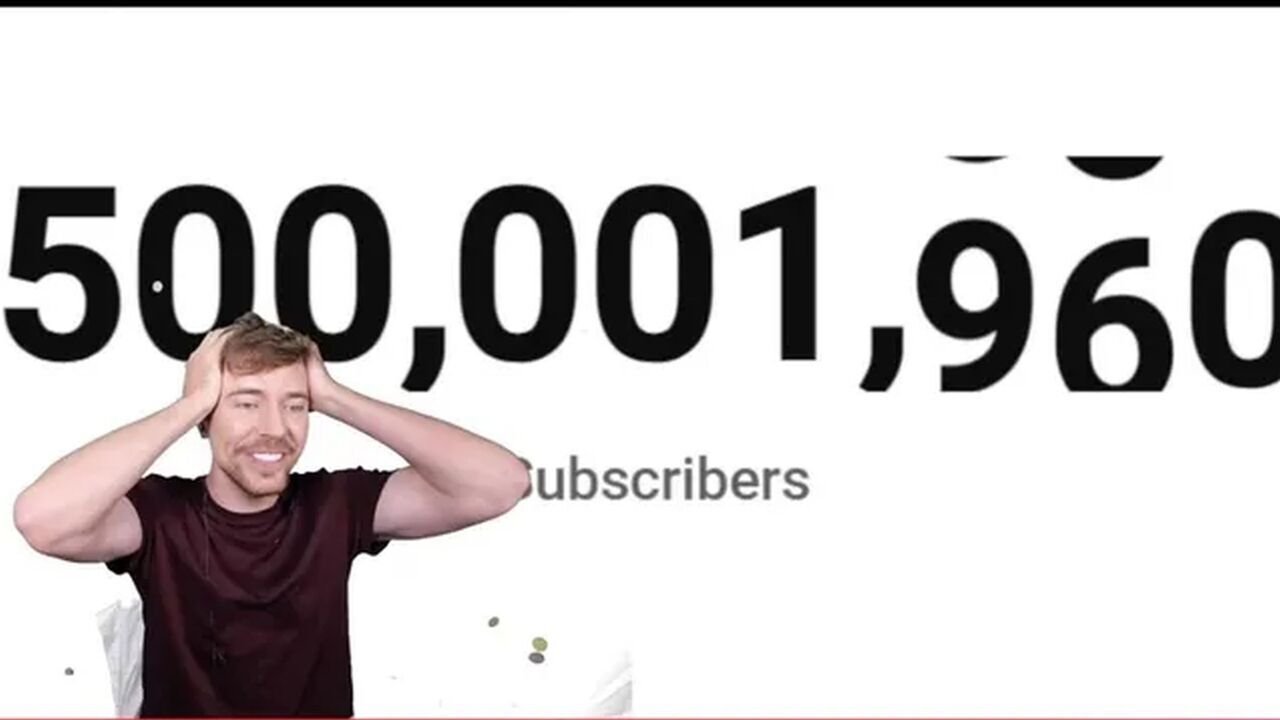 MrBeast haalt als eerste ooit een half miljard abonnees op YouTube