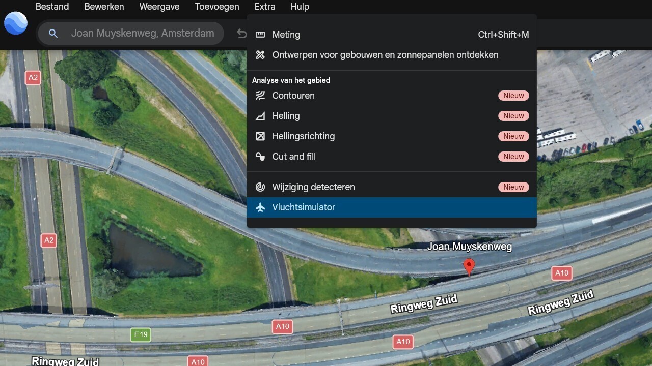 Google Earth-website krijgt vluchtsimulator die iedereen kan gebruiken