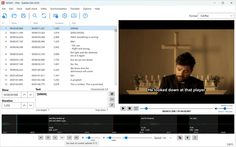 Subtitle Edit