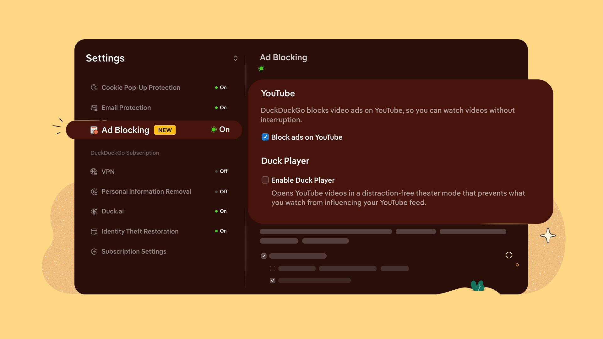 Image for the article: DuckDuckGo-browser blokkeert standaard advertenties op YouTube