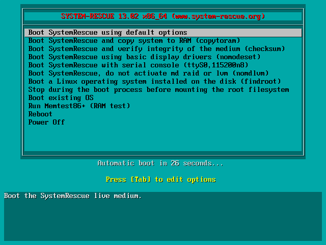 SystemRescue
