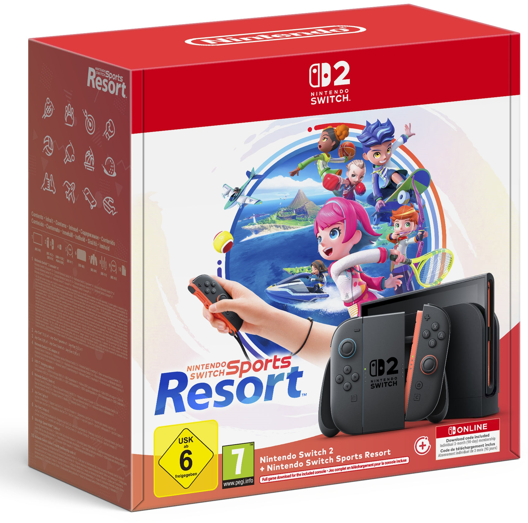 Nintendo Switch 2 + Switch Sports Resort Zwart: beste prijzen