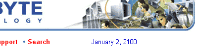 Gigabyte Y2K fout