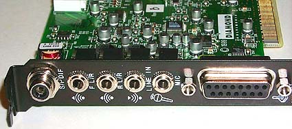 Diamond Monster Sound MX400 outputs