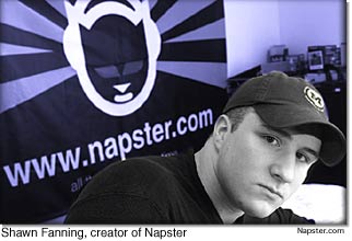 Shawn Fanning, Napster programmeur