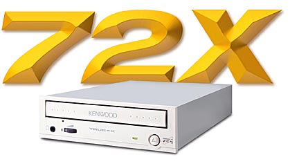 Kenwood 72X TrueX CD-ROM drive