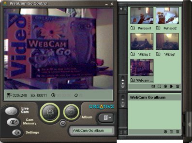 webcam go control screenshot