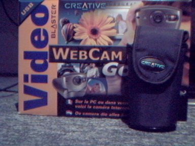 doos en tasje webcam