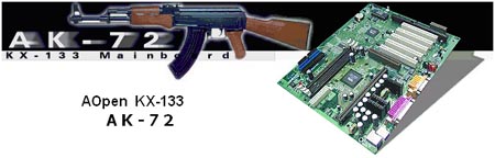 AOpen AK72 met AK-47S rifle