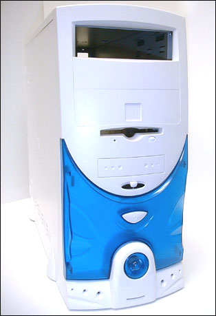 Aqua Blue midi-tower ATX kast