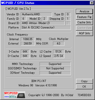 Bunny\'s Asus K7V @ 133MHz FSB