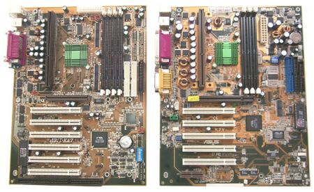 Abit KA7 en Asus K7V