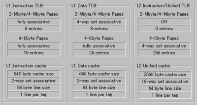 16-way set associative cache volgens CPUID