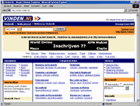 En de layout van vinden.nl