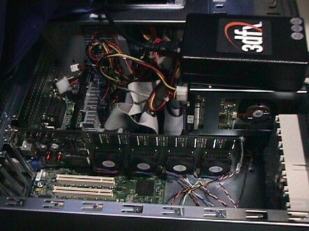 3dfx Voodoo5 6000 in actie