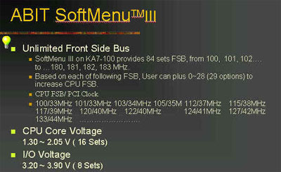 ABIT KA7-100 informatie
