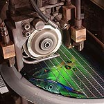 Micron wafer saw