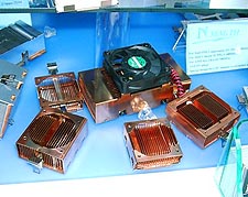 Computex 2000: koperen heatsinks