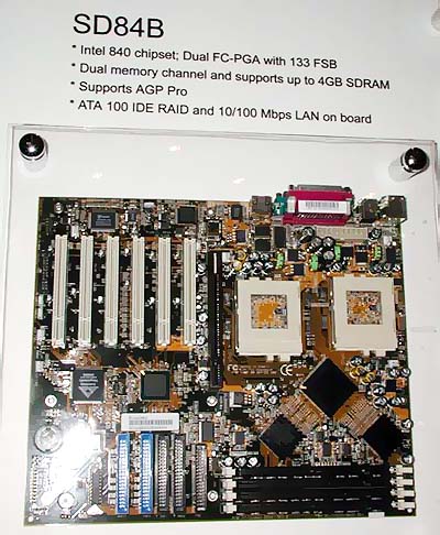 Computex 2000: RioWorks SD84B dual mobo