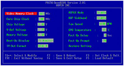  AOpen PA256 Deluxe met OpenBIOS