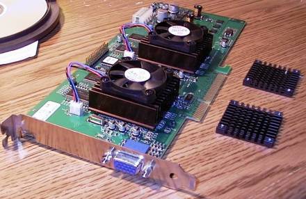 3dfx Voodoo5 5500 heatsink upgrade