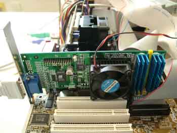GeForce2 MX met Socket 370 fan