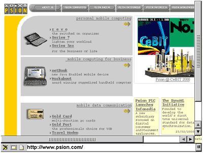 Opera for EPOC screenshot (kleur)