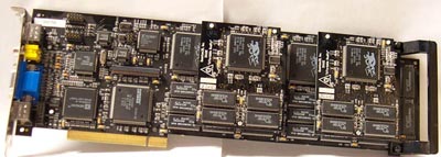 Quantum3D Obsidian SB100-4440 (3dfx Voodoo1 SLI 12MB PCI)