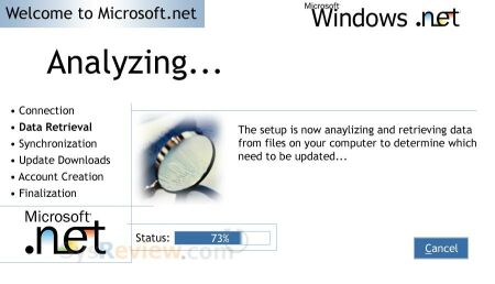 Microsoft Whistler / Microsoft.NET screenshots