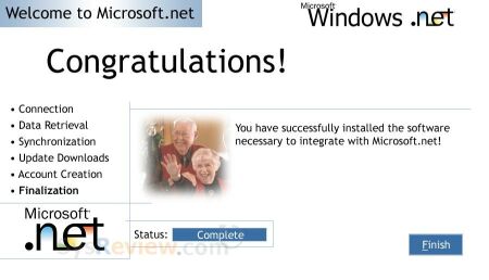 Microsoft Whistler / Microsoft.NET screenshots
